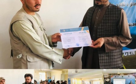 فراغت ۱۴ جوان از برنامه فریلانیسنگ در ولایت سمنگان