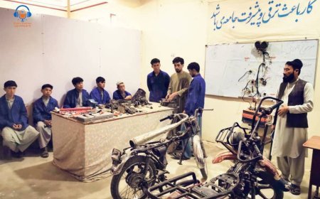 برای ۷۵ تن از جوانان زمینه آموزش حرفه از سوی ریاست کار و امور اجتماعی در ولایت سمنگان مهیا شد