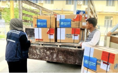 سازمان صحی ۸۳ متریک تُن مواد طبی به افغانستان کمک کرده‌است