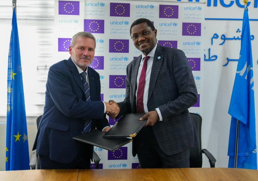 اتحادیه اروپا گفته است ۱۰ میلیون یورو به یونیسف کمک کرده است، تا از کودکان افغانستان در حال بازگشت و مهاجرت محافظت شود.