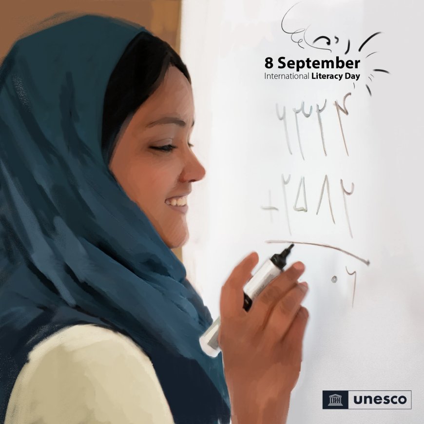 ۸ سپتامبر، برابر است به روز بین المللی سواد